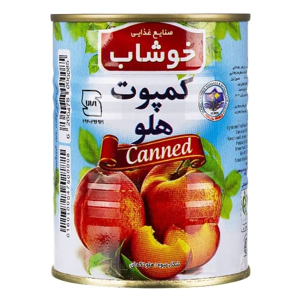 کمپوت هلو کلیددار خوشاب