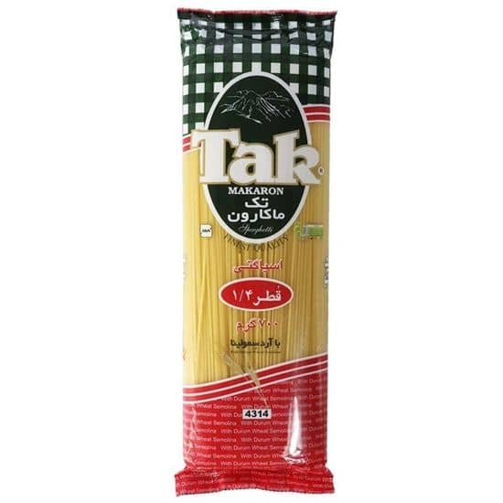 اسپاگتی معمولی 1/4 تک